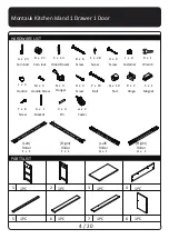 Preview for 4 page of Meubilair Montauk 102146-02VGR Manual