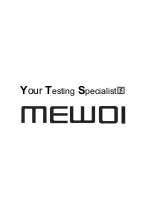 Предварительный просмотр 17 страницы MEWOI MEWOI2600 User Manual