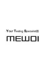 Предварительный просмотр 20 страницы MEWOI MEWOI4000 User Manual