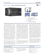 Meyer Sound M1D Datasheet preview