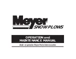 Предварительный просмотр 1 страницы Meyer AG-10 Operation And Maintenance Manual