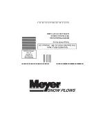 Preview for 44 page of Meyer AG-10 Operation And Maintenance Manual