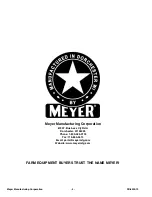 Preview for 4 page of Meyer Boss 8200 RT Owner/Operator’S Manual & Parts Book