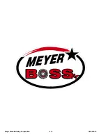 Preview for 44 page of Meyer Boss 8200 RT Owner/Operator’S Manual & Parts Book