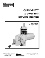 Preview for 56 page of Meyer E-60 QUIK-LIFT Service Manual