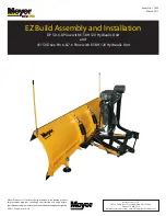 Meyer EZ Build E-58H 41100 Assembly And Installation Manual предпросмотр