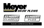 Meyer EZ-Mount Classic Operation And Maintenance Manual preview