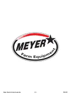 Preview for 36 page of Meyer SXI 720 Owner/Operator’S Manual & Parts Book