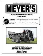 Meyer's VB235 Instruction And Parts Book preview