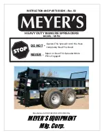 Meyer's VB750 Instruction And Parts Book предпросмотр