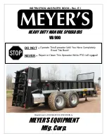 Preview for 1 page of Meyer's VB900 Instruction And Parts Book