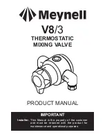 Preview for 1 page of Meynell V8/3 Product Manual