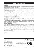 Предварительный просмотр 32 страницы Meynell V8/3 Product Manual