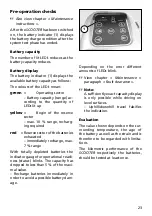 Предварительный просмотр 23 страницы Meyra 2.263 Operating Manual