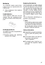 Предварительный просмотр 47 страницы Meyra 2.263 Operating Manual