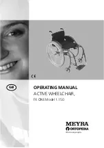 Preview for 1 page of Meyra FX One 1.150 Operating Manual