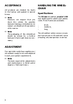 Preview for 6 page of Meyra FX One 1.150 Operating Manual