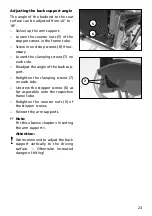 Preview for 23 page of Meyra FX One 1.150 Operating Manual