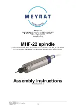 Preview for 1 page of Meyrat 010-21-00-COD Assembly Instructions Manual