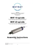 Meyrat MHF-19 Assembly Instructions Manual preview