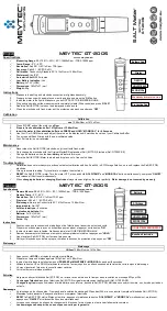 MEYTEC GT-200S Quick Start Manual preview