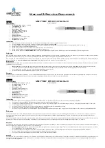 MEYTEC GTX-PH Premium Manual & Service Document preview