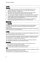 Preview for 6 page of MEZ 14BG Installation, Operation & Maintenance Instructions Manual