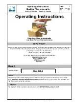 Mezger 130/1916 P Operating Instructions Manual preview