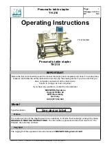 Preview for 1 page of Mezger TH 210 Operating Instructions Manual