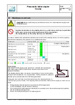 Preview for 6 page of Mezger TH 210 Operating Instructions Manual