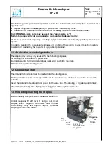 Preview for 7 page of Mezger TH 210 Operating Instructions Manual