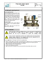 Preview for 8 page of Mezger TH 210 Operating Instructions Manual