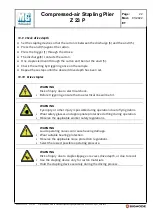 Preview for 22 page of Mezger Z 23 P Operation Manual