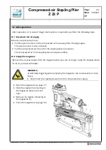 Preview for 24 page of Mezger Z 23 P Operation Manual