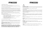 Предварительный просмотр 3 страницы Mezzo PO1220 User Manual