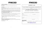 Предварительный просмотр 4 страницы Mezzo PO1220 User Manual