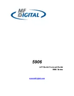 Preview for 1 page of MF DIGITAL 5906 series Quick Connect Manual