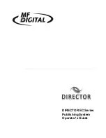 MF DIGITAL Director EC Series User Manual preview