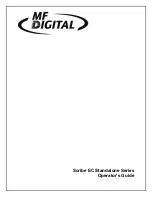 MF DIGITAL Scribe EC Standalone Series Operator'S Manual предпросмотр