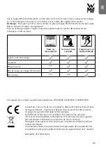 Предварительный просмотр 23 страницы MF WMF Kult X Operating Manual