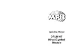 Preview for 2 page of MFB DRUM-07 Operating Manual