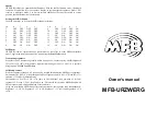 Предварительный просмотр 2 страницы MFB URZWERG Owner'S Manual