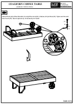 Предварительный просмотр 2 страницы mFi COALBURN COFFEE TABLE Assembly Instructions