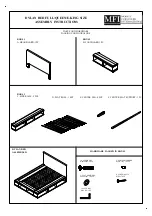 Preview for 1 page of mFi DYLAN BED Assembly Instructions