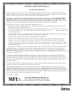 Preview for 20 page of mFi MASON-LITE MFP39VF Instructions Manual