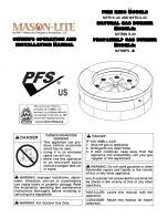 mFi MASON-LITE MFR16-48 Owner'S Operation And Installation Manual preview