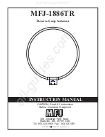 MFJ Enterprises MFJ-1886TR Instruction Manual preview