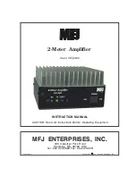 MFJ Enterprises MFJ-8802 Instruction Manual preview