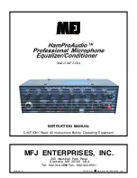 MFJ hamProAudio MFJ-654 Instruction Manual preview