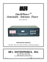 MFJ IntelliTuner -994B Instruction Manual preview